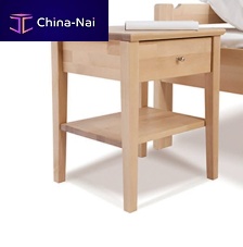 Traditional bedside table KUUSAMObirchplywoodrectangular