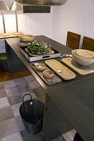 Contemporary dining table EISERNE TAFELsteelrectangularextending