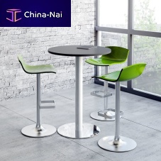 Contemporary high bar table PS80chromed metalpowder-coated steelmelamine