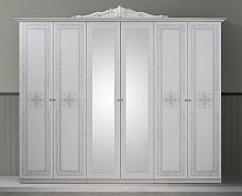 Traditional wardrobe Luisalacquered woodwith swing doorscommercial