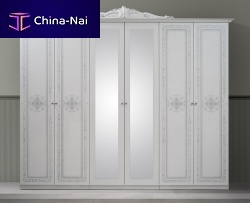 Traditional wardrobe Luisalacquered woodwith swing doorscommercial