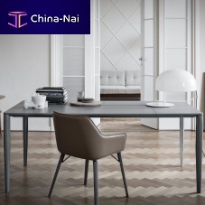 Free-standing desk Dante 150contemporarysteelleather