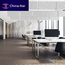 Illuminated acoustic panel FX65 SILENCE hangingPETpolyester fiber