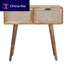Scandinavian design sideboard table SURBEANIEwoodenwooden baserectangular