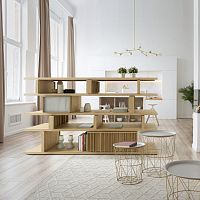 Free-standing bookcase CREAcontemporarywood