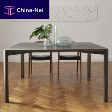 Contemporary table GREGORIO BASALTINAoakwalnutmarble