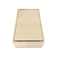 Contemporary coffee table Petite table basse ETERNITY bouleau noirebirchbirch baserectangular
