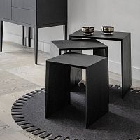 Contemporary nesting tables M8020oakashAmerican walnut