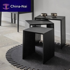 Contemporary nesting tables M8020oakashAmerican walnut