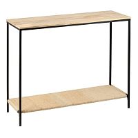 Contemporary console table LUZON glassmetalrectangular