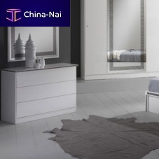 Contemporary chest of drawers FERRARAlacquered woodnot specifiedwhite