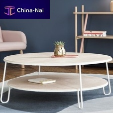 Contemporary coffee table EUGENIEoakMDFmarble