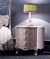 Classic bedside table GEMMAwoodrectangularwith drawer