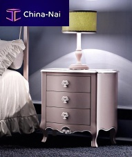 Classic bedside table GEMMAwoodrectangularwith drawer