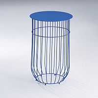 Contemporary coffee table CYLINDERironsteel basewire base