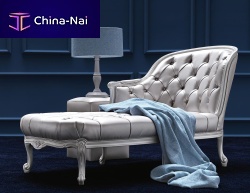 Chesterfield daybed LONGUEfabricleatherbeech