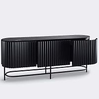 Contemporary sideboard ETERNELsolid woodashsteel