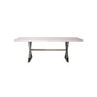 Contemporary dining table TEMPLOlacquered woodstained woodsteel base