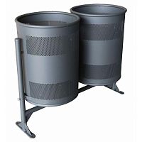 Public waste bin 220 / 220-Ifloor-mountedstainless steelcarbon