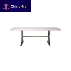Contemporary dining table TEMPLOlacquered woodstained woodsteel base