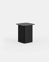 Contemporary side table KUMO TAV Spainted metalmetal basesquare