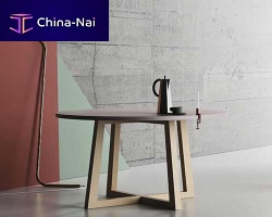 Contemporary table FENG SHUIoakwalnutwalnut base