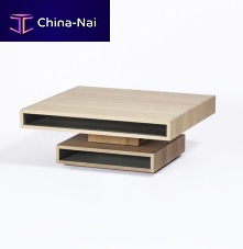 Contemporary coffee table CUBOCARRoaksolid wood basesquare