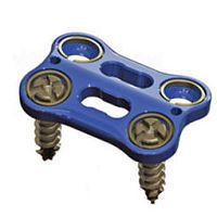 Cervical arthrodesis plate RING-LOCmetallic1 level