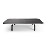 Contemporary coffee table Soundwoodenmarbleash base