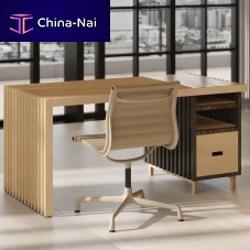 Free-standing desk ORKAScandinavian designplywoodbirch
