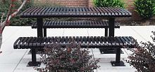 Classic table PLAZAsteelsteel baserectangular