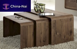 Contemporary nesting tables BO woodenrectangularhome