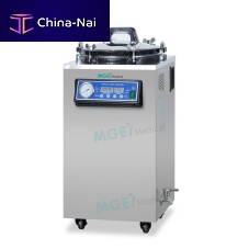 Test autoclave MGE-SADG35on castersautomaticstainless steel