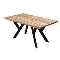 Contemporary table BOSCO � ASKET-LOFToakpowder-coated steel baserectangular