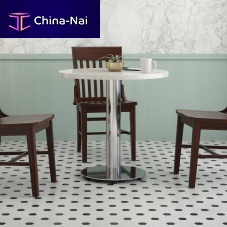 Contemporary table FRESCOwoodenmetalmetal base