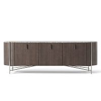 Sideboard with long legs HILLYcontemporarywalnutsolid wood