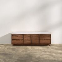 Contemporary TV cabinet Robinwith drawerscustom2-door
