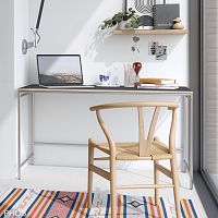 Free-standing desk KATI-S1-L4178minimalist designlinoleumstraight