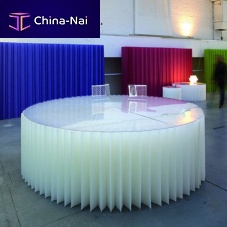Contemporary table HONEYCOMBPlexiglas®papercardboard base