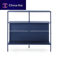 Minimalist design sideboard table ELLEmetalmetal baserectangular