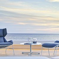 Powder-coated steel table base SUMMER SETcontemporaryfor coffee tables4-leg