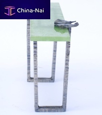 Original design sideboard table WATERLILYglassironnickel