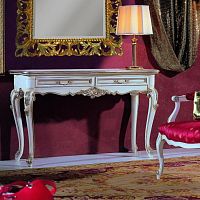 Louis XVI style writing desk BRUNAlacquered woodsolid woodwood with gold leaf finish