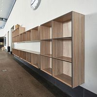 Wall-mounted shelf contemporaryHPLwhite