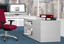 Contemporary sideboard BA4.2metalwith drawerswith sliding door