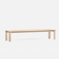 Contemporary table ONEsolid woodDouglas firwooden base