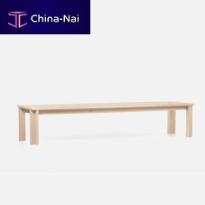 Contemporary table ONEsolid woodDouglas firwooden base
