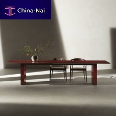 Contemporary table AssialeHPLmarblewooden base