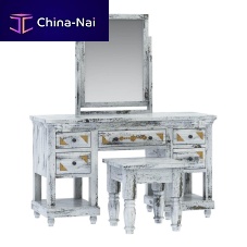 Traditional dressing table KODIAKsolid wood1-seat