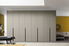 Contemporary wardrobe MULTIPLOwoodenwith swing doors